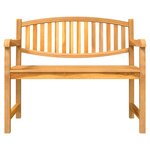 vidaXL Ensemble à manger de jardin 3 Pièces Bois de teck massif