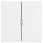 vidaXL Buffet blanc 79x38x80 cm bois d’ingénierie