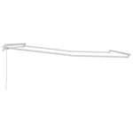 vidaXL Auvent Blanc 4 × 3 m Métal