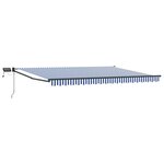 vidaXL Store rétractable manuel avec LEDs 4 x 2 m