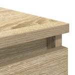 vidaXL Buffet chêne sonoma 37 5x35x76 cm bois d'ingénierie