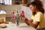 LEGO Botanicals - Bouquet de Fleurs Roses - Set de Décoration 10342 pour Adultes
