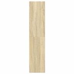vidaXL Bibliothèque chêne sonoma 60x24x109 cm bois d'ingénierie