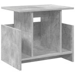 vidaXL Meuble TV Gris béton 50 x 35 x 45 cm Bois d'ingénierie