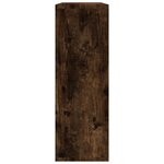 vidaXL Étagère murale chêne fumé 104x20x58 5 cm bois d'ingénierie