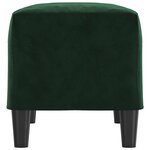 vidaXL Banc Vert foncé 70x35x41 cm Velours