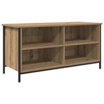 vidaXL Meuble TV Chêne artisanal 100 x 40 x 50 cm Bois d'ingénierie