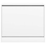 vidaXL Armoire à chaussures blanc 80x42x69 cm bois d'ingénierie