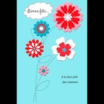 Carte Fête Des Mères - Fleurie Bonne Fête - Draeger paris