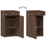 vidaXL Buffet chêne marron 50x42 5x93 cm bois d'ingénierie