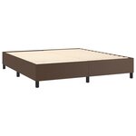 vidaXL Cadre de lit sans matelas marron 160x200 cm similicuir