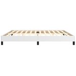vidaXL Cadre de lit sans matelas blanc 200x200 cm similicuir