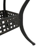 vidaXL Ensemble manger de jardin 5 Pièces bronze aluminium coulé