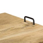 vidaXL Meuble TV Bois de manguier massif 110 x 35 x 45 cm