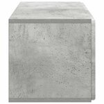 vidaXL Meuble TV mural 59 5 x 31 x 30 cm Gris béton Bois d'ingénierie