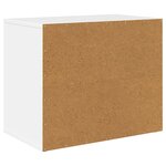 vidaXL Maison pour chat Blanc Brillant 51 x 30 x 42 cm