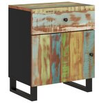 vidaXL Table de chevet 50x33x60cm Bois de récupération et d'ingénierie