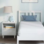 vidaXL Matelas avec Couche de Coco Blanc 70 x 140 cm Ressort ensaché