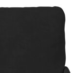 vidaXL Canapés avec coussin 110cm Noir Contreplaqué