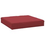 vidaXL Coussins de palette lot de 2 rouge bordeaux tissu oxford