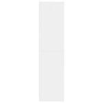 vidaXL Garde-robe blanc 80x50x200 cm bois d'ingénierie