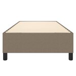 vidaXL Cadre de lit Taupe 90x200 cm Tissu