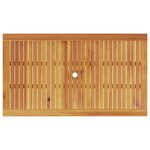 Ensemble de jardin 5 pièces en bois massif d'acacia