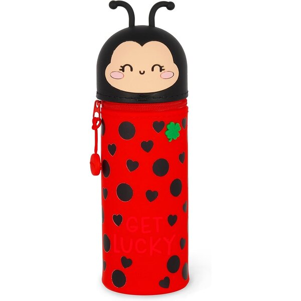 Legami KA0024 - Trousse 2 en 1 en Silicone Ladybug Get Lucky
