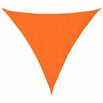 vidaXL Voile de parasol tissu oxford triangulaire 4x4x4 m orange