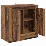 vidaXL Buffet Bois Ancien 70 x 35 5 x 67 5 cm Bois d'ingénierie