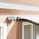 vidaXL Auvent Rétractable Blanc 350 x 250 cm tissu