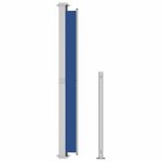 vidaXL Auvent latéral rétractable de patio 220x300 cm Bleu