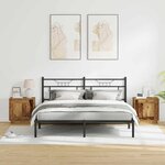 vidaXL Cabinet de chevet avec 2 Pièces Bois ancien 44 x 34 5 x 45 cm