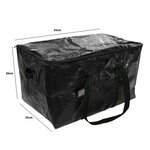 Pack and Move - Lot 4 Sacs Rangement - 55 x 35 x 30 cm - Poignées solides - Déménagement et Transport - Ultra Résistant - Réutilisable - 55L