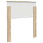 vidaXL Tête de lit Chêne Sonoma 80 cm Bois d'ingénierie
