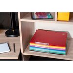Chemise 3 Rabats À Élastiques Carte Lustrée 400g/m2 - A4 - Rouge - X 25 - Exacompta
