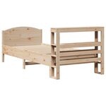 vidaXL Cadre de lit sans matelas 75x190 cm bois de pin massif