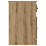 vidaXL Bureau chêne artisanal 50 x 115 x 75 cm Bois d'ingénierie
