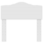 vidaXL Tête de lit Blanc 100 cm Bois d'ingénierie