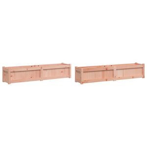 vidaXL Jardinières 2 Pièces bois massif douglas