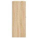 vidaXL Armoires murales 2 Pièces chêne sonoma bois d'ingénierie