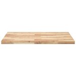 vidaXL Dessus de bureau non traité 100x80x4 cm bois d'acacia massif