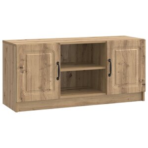 vidaXL Meuble TV Chêne artisanal 102 x 34 5 x 47 cm Bois d'ingénierie