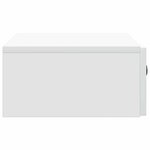 vidaXL Table d'appoint murale Blanc 59 x 34 5 x 17 cm