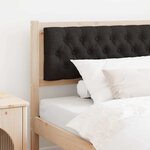 vidaXL Tête de lit Autre Marron et noir 100 cm Bois massif en pin