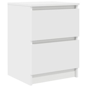 vidaXL Meuble TV blanc 40x35x54 cm bois d'ingénierie