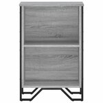 vidaXL Bibliothèque sonoma gris 50x31x74 5 cm bois d'ingénierie