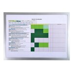 Pochette D'affichage Magnétique A3 - Argent - X 5 - Exacompta