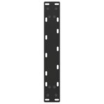vidaXL Pieds de table basse en U 2 pièces Noir 28 x (42-43) cm Acier