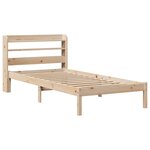 vidaXL Cadre de lit sans matelas 100x200 cm bois massif de pin